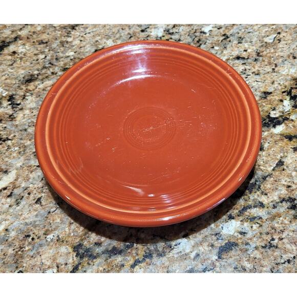 Fiesta Poppy Salad Plates 7 3/8" (set of 2 Fiestaware - Picture 6 of 12